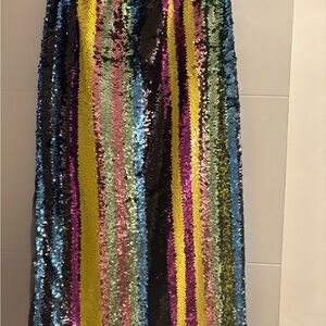 GREY LAB Vibrant Sequin Maxi Skirt